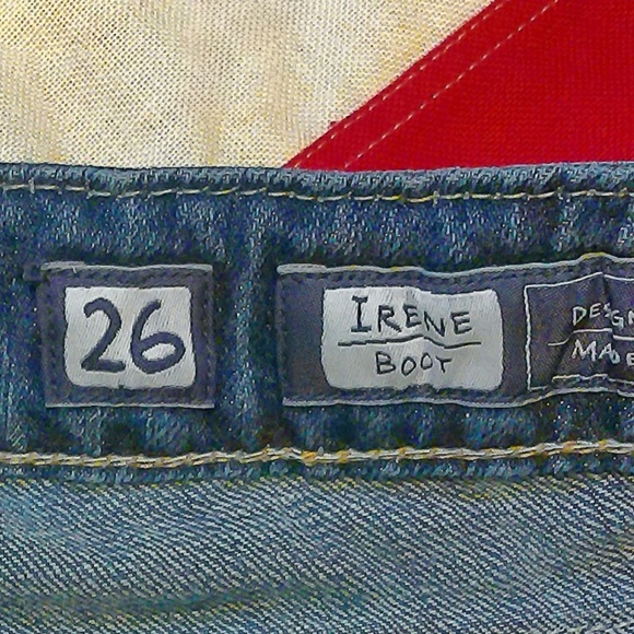 Miss Me Irene Boot Jeans Signature M Pockets Black Label Sz26/32 NWOT - Picture 9 of 10